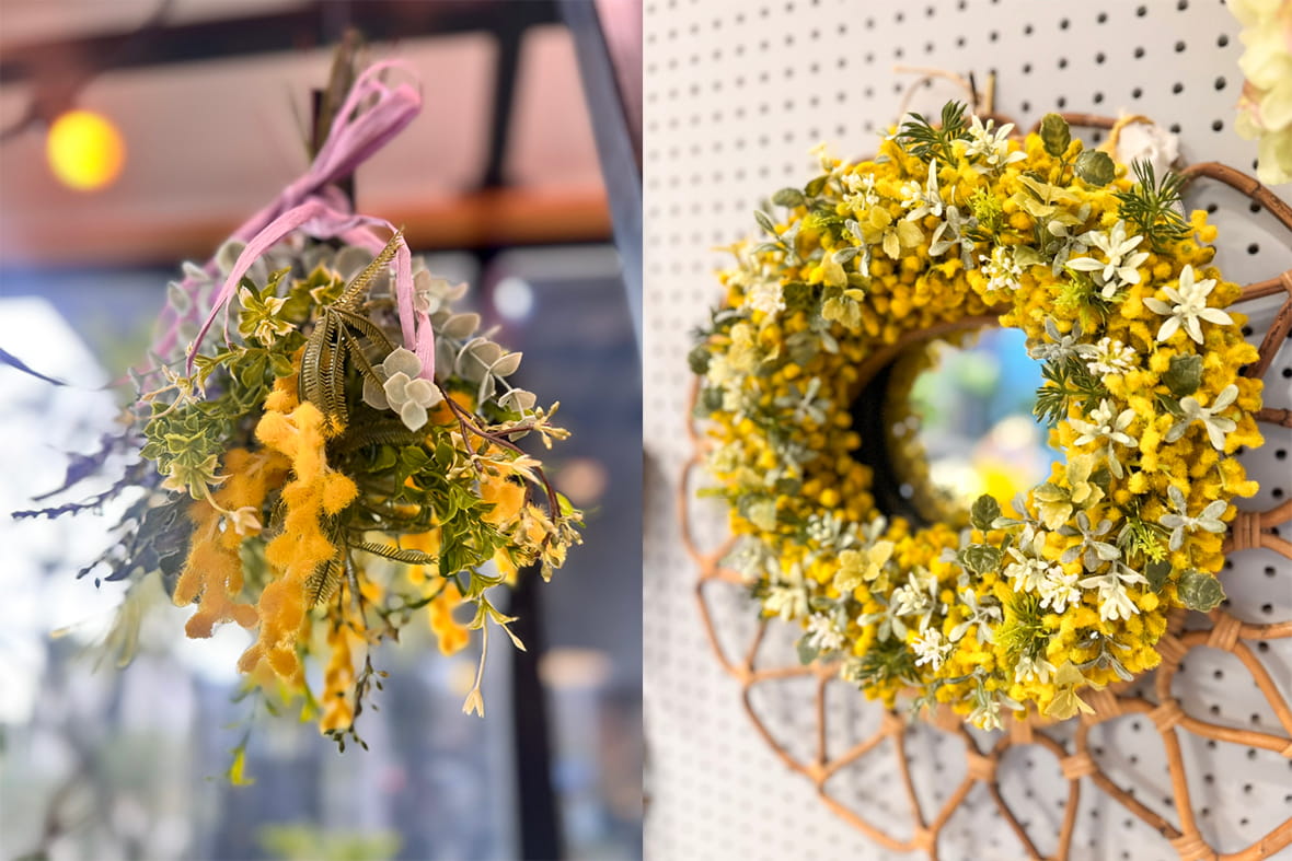 スワッグとリースのイメージ